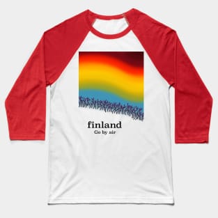 Finland Travel poster Baseball T-Shirt